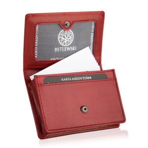 Etui na karty czerwone BEZ-06 Betlewski