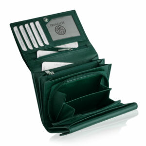 Portfel damski zielony Betlewski BPD-SS-11