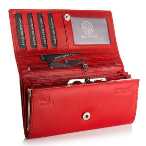 Portfel damski BASIC Betlewski BPD-DZ-13 CZERWONY