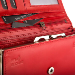 Portfel damski BASIC Betlewski BPD-DZ-13 CZERWONY