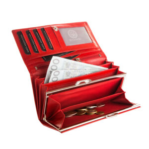 Portfel damski BASIC Betlewski BPD-DZ-13 CZERWONY