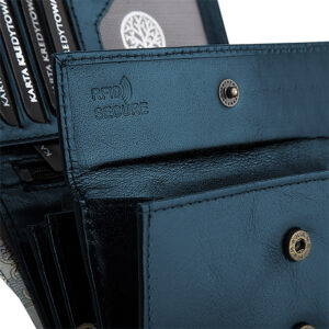 Portfel damski CLASSIC Betlewski BPD-BF-11 granatowy