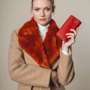 Portfel damski CLASSIC Betlewski BPD-BF-12 czerwony