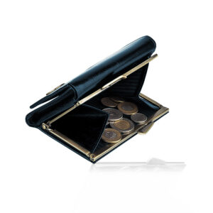 Portfel damski CLASSIC Betlewski BPD-BF-14 granatowy