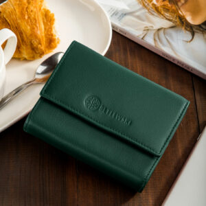 Portfel damski zielony Betlewski BPD-SS-11