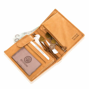 Skórzany portfel męski BPM-GTAN-575 CAMEL