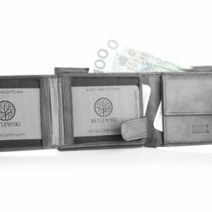 Szary portfel męski bpm-gtan-63