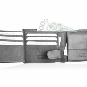 Szary portfel męski bpm-gtan-63