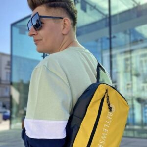 Plecak na jedno ramię Betlewski ACTIV EPO-5147 ZOLTY