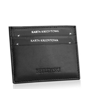 Etui na karty Betlewski BEZ-08 CZARNY