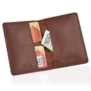 Jasnobrązowy portfel męski PURE Betlewski