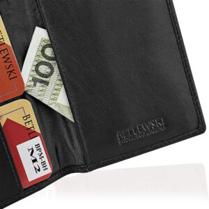Portfel Betlewski męski BPM-BH-M2 CZARNY