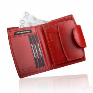 Portfel damski CLASSIC Betlewski BPD-BF-319 czerwony