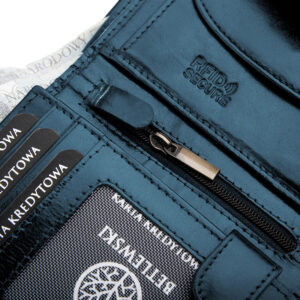 Portfel damski CLASSIC Betlewski BPD-BF-357 granatowy
