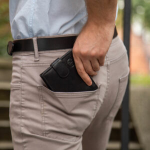 Portfel męski ze skóry koziej OPTIMAL