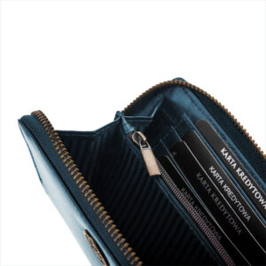 Portfel damski CLASSIC Betlewski BPD-BF-361 granatowy