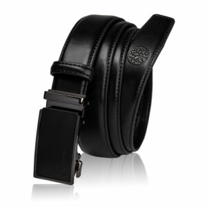 Skórzany pasek ELITE C30-GU czarny