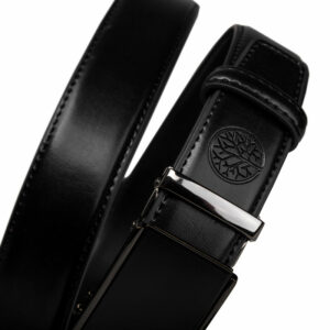 Skórzany pasek ELITE C30-GU czarny