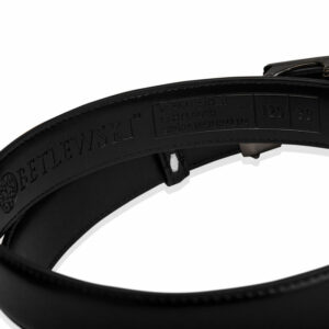 Skórzany pasek ELITE C30-GU czarny