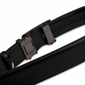 Skórzany pasek ELITE C30-GU czarny