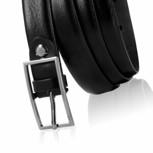 Skórzany pasek damski Betlewski® z wytrzymałej bydlęcej skóry licowej - PASEK DAMSKI DO SPODNI, DO SUKIENKI