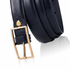 Skórzany pasek damski Betlewski® z wytrzymałej bydlęcej skóry licowej