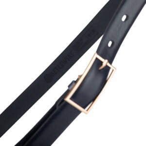 Skórzany pasek damski Betlewski® z wytrzymałej bydlęcej skóry licowej