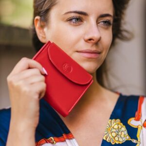 Portfel damski BPD-DZ-357 CZERWONY