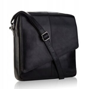 TORBA SKÓRZANA TBS-312 VINTAGE BLACK