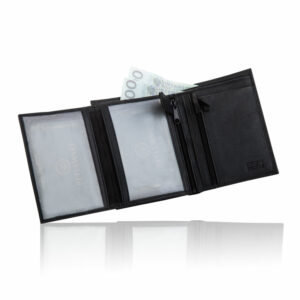 Portfel męsk OPTIMALi ETPM-KZ-575 z naturalnej skóry koziej