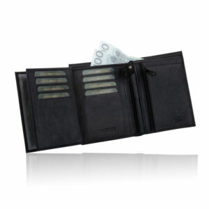 Portfel męsk OPTIMALi ETPM-KZ-575 z naturalnej skóry koziej