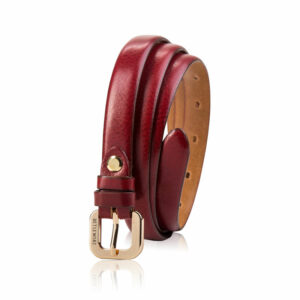 Pasek skórzany LIC20-3-ZL CZERWONY