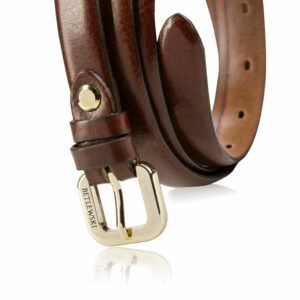 Pasek skórzany LIC20-3-ZL BRĄZ