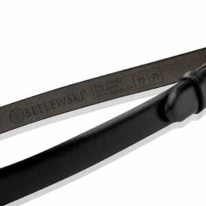 Pasek skórzany LIC20-3-SR CZARNY