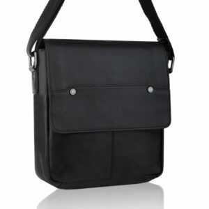 TORBA MĘSKA SKÓRZANA TBS-307 DDDM CZARNY
