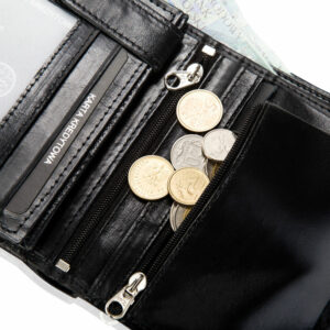 Skórzany portfel męski Betlewski BASIC BPM-DZ-575