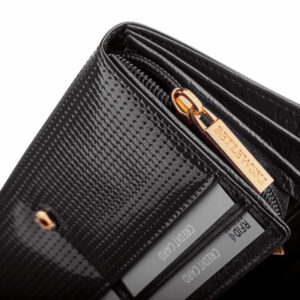 Portfel damski DOTTY czarny Betlewski BPD-DT-106