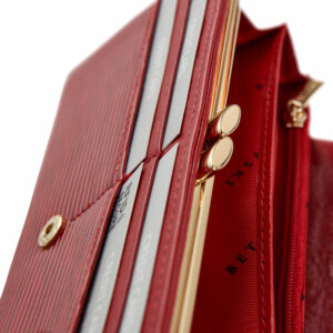 Czerwony portfel damski Betlewski z kolekcji Palermo BPD-PA-100