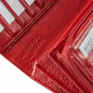 Czerwony portfel damski Betlewski z kolekcji Palermo BPD-PA-106