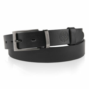 Skórzany pasek DENVER czarny pasek do spodni