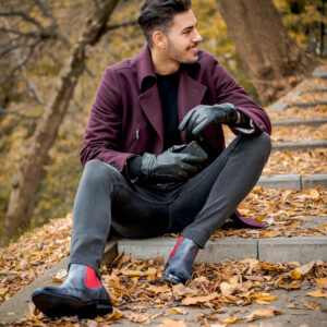 Rekawiczki męskie skórzane Betlewski