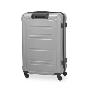 Duża walizka srebrna Betlewski BWA-020L