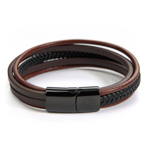 Bransoletka męska rzemyk BBPL-07-BRAZ