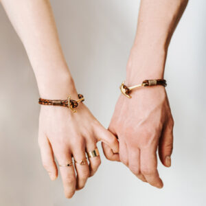 Bransoletki dla pary kotwica