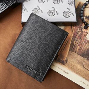 Czarny portfel męski Betlewski BPM-CF-62 CZARNY