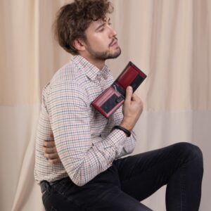 Portfel męski czarny Betlewski BPM-VTCC-61