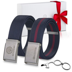 Zestaw prezentowy z paskami parcianymi