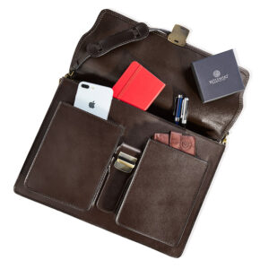 Skórzana aktówka męska CLASSY Betlewski TBA-326 CBRAZ