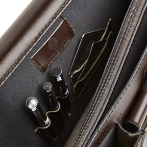 Skórzana aktówka męska CLASSY Betlewski TBA-326 CBRAZ