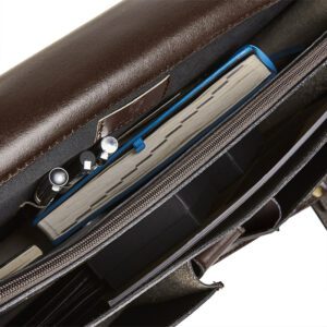 Skórzana aktówka męska CLASSY Betlewski TBA-326 CBRAZ